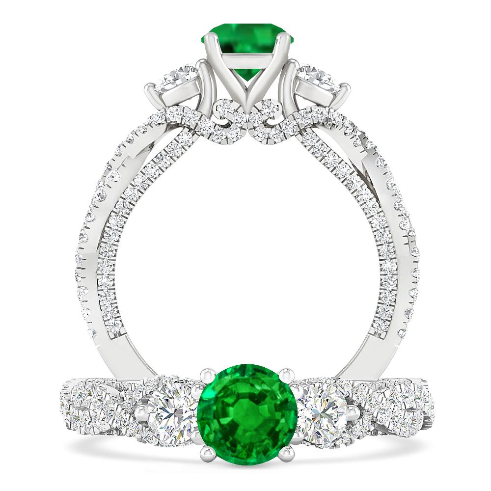 White Gold - Emerald