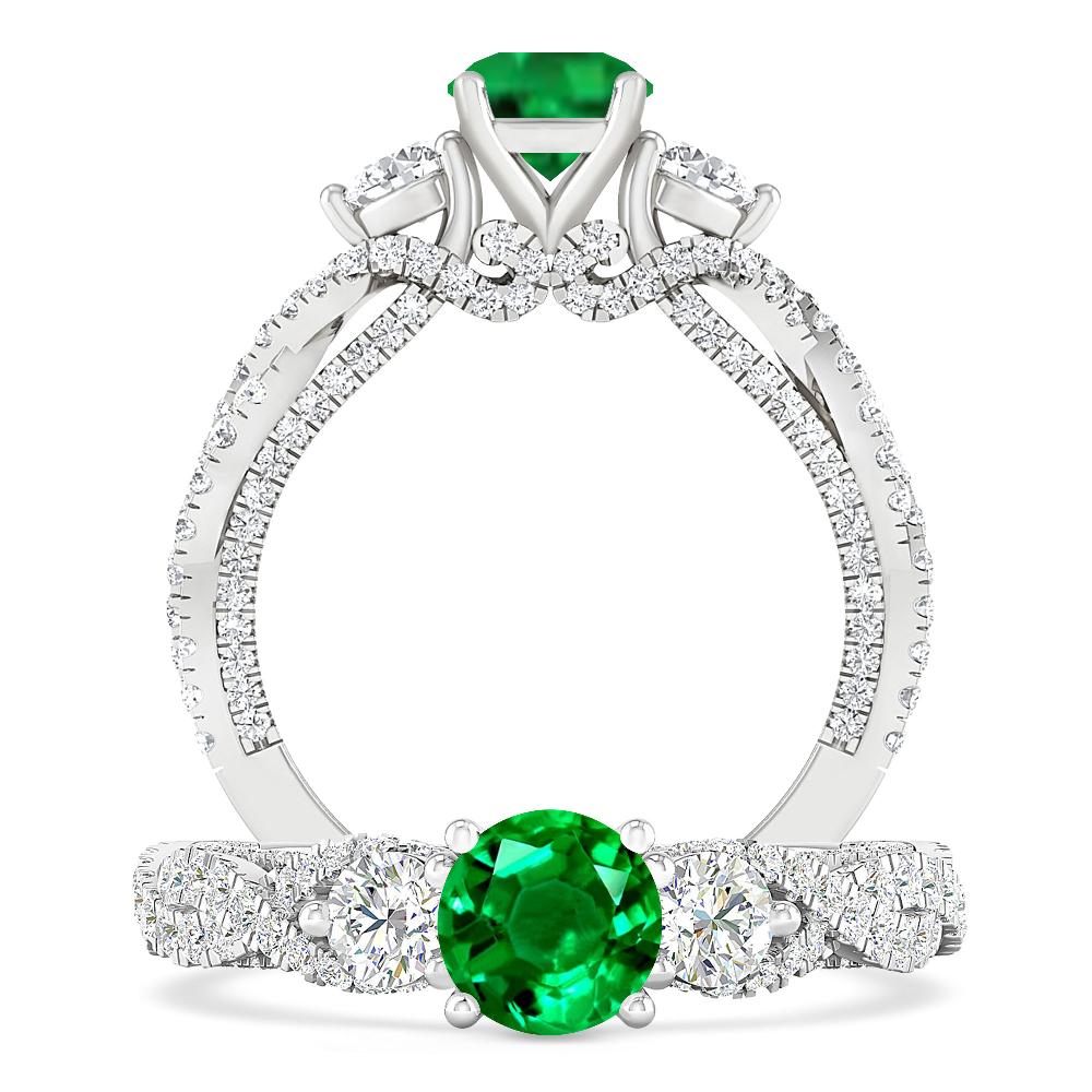 White Gold - Emerald