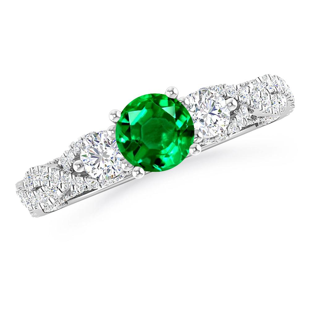 White Gold - Emerald