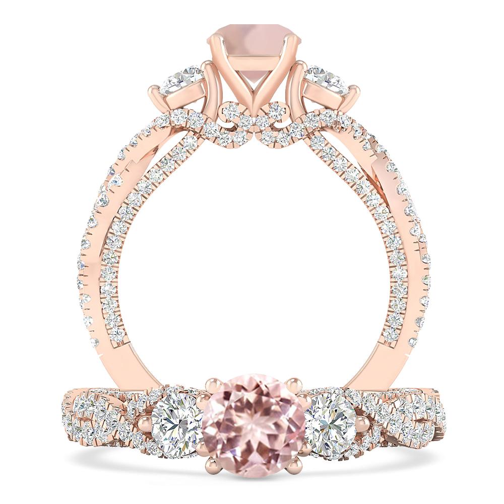 Rose Gold - Morganite