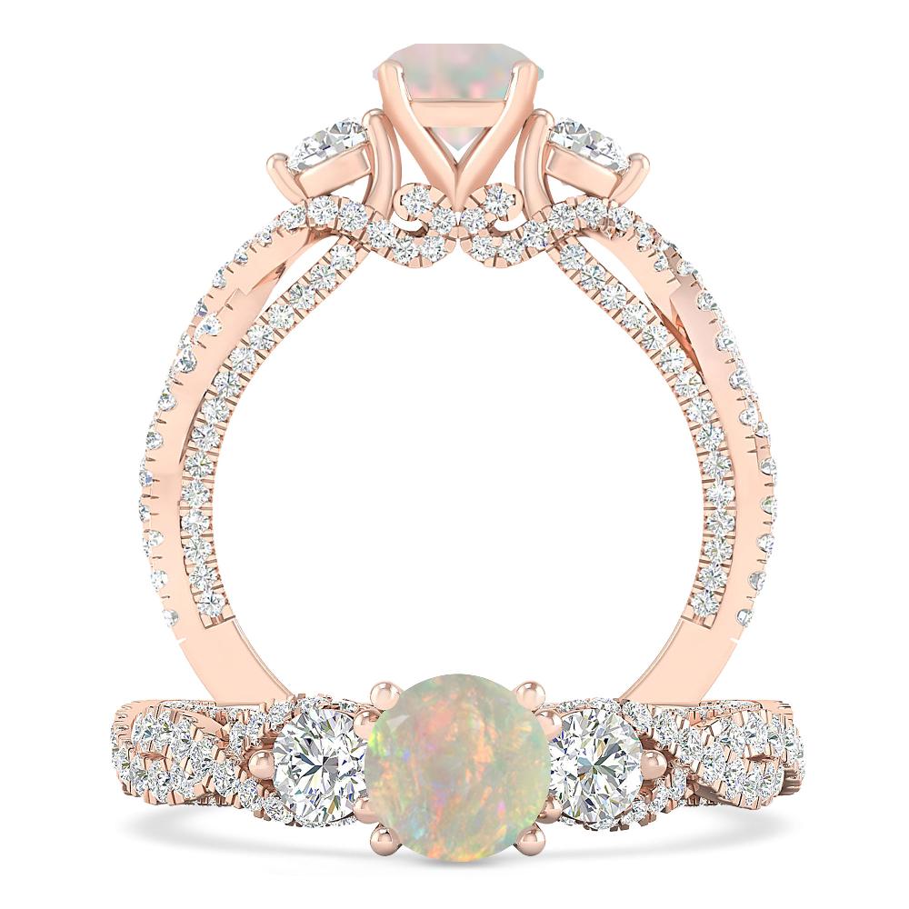 Rose Gold - Opal