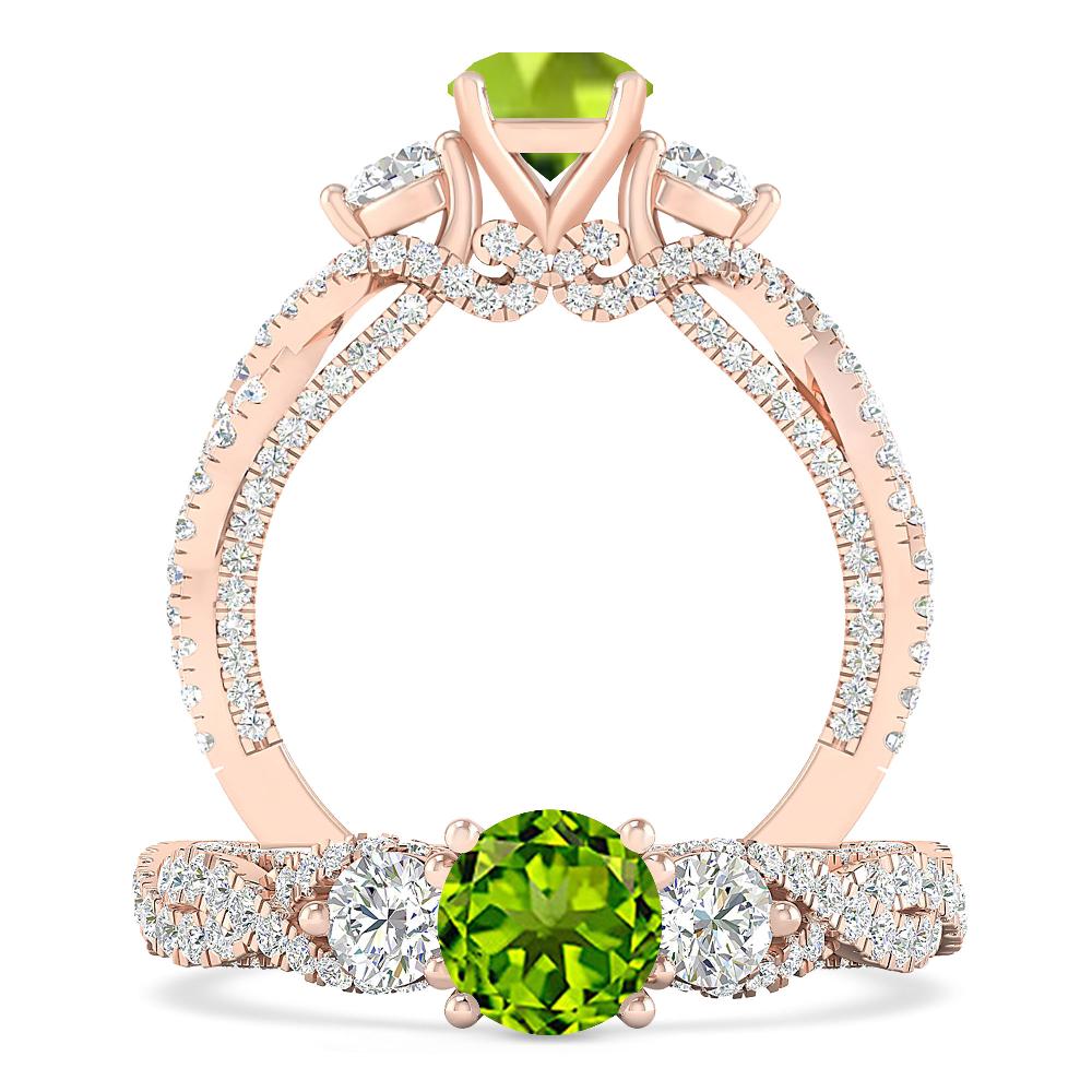 Rose Gold - Peridot