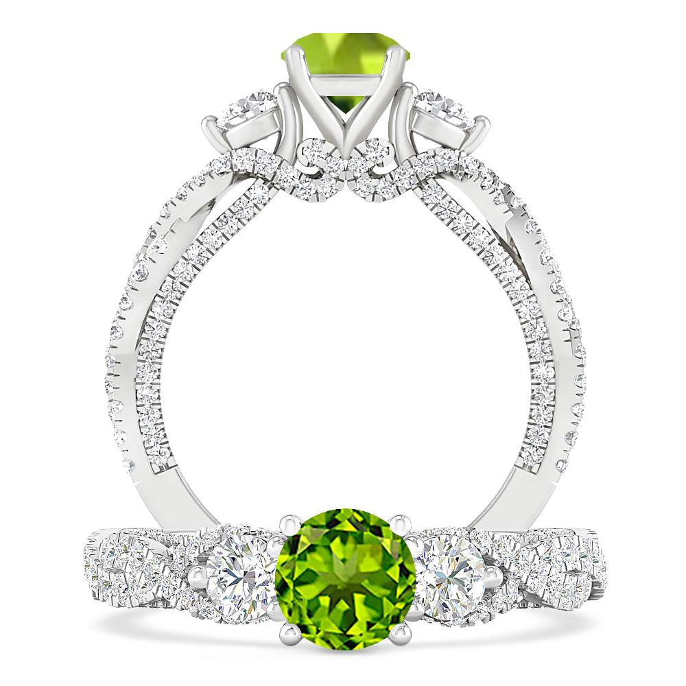 White Gold - Peridot