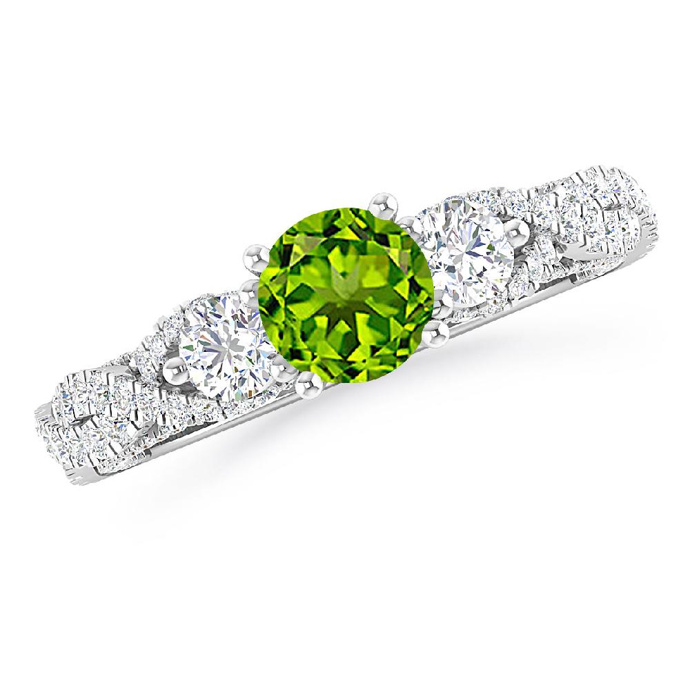 White Gold - Peridot