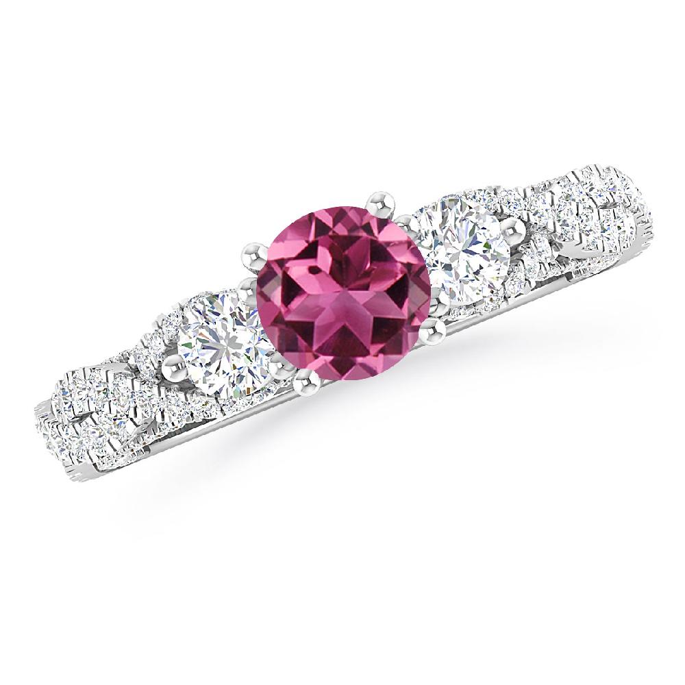 White Gold - Pink Tourmaline