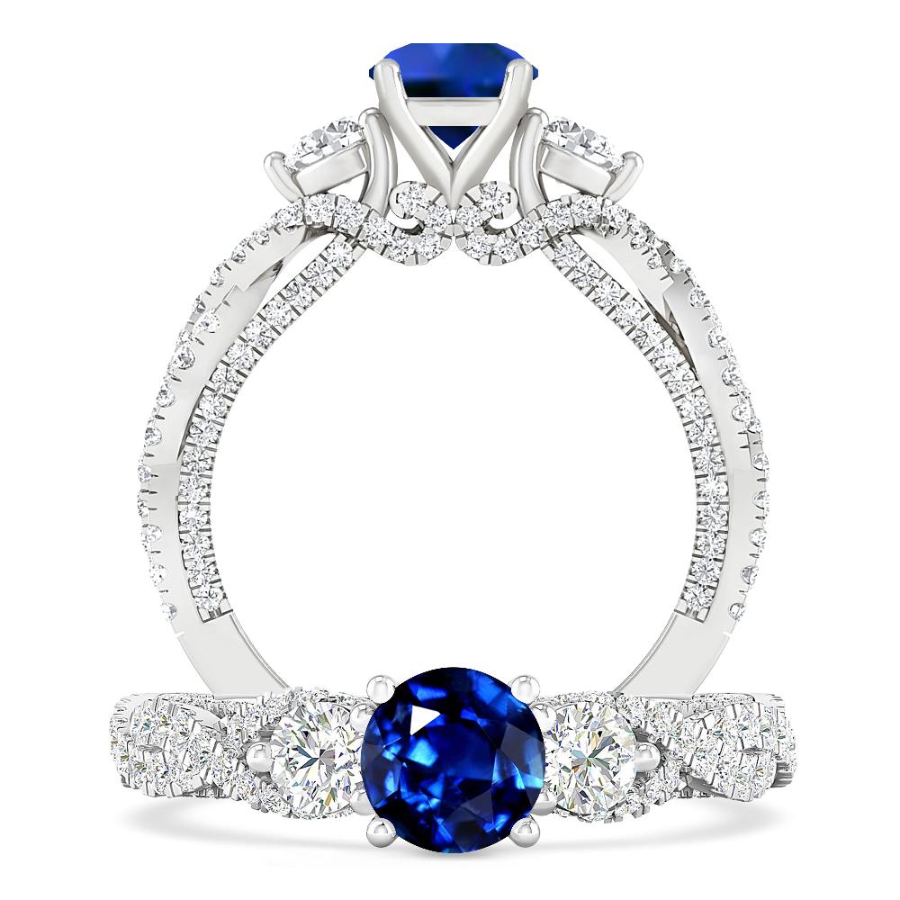 White Gold - Sapphire