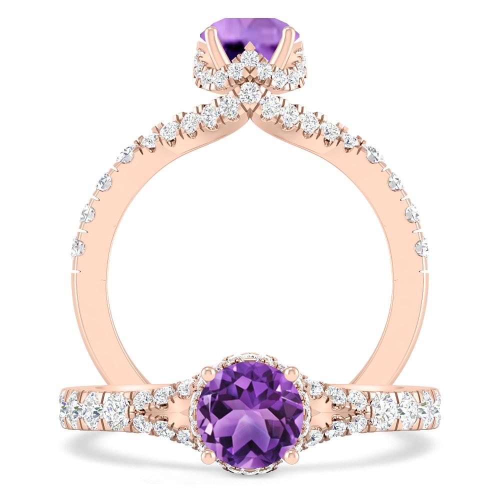 Rose Gold - Amethyst