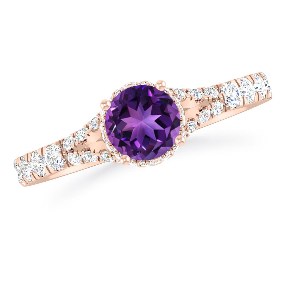 Rose Gold - Amethyst