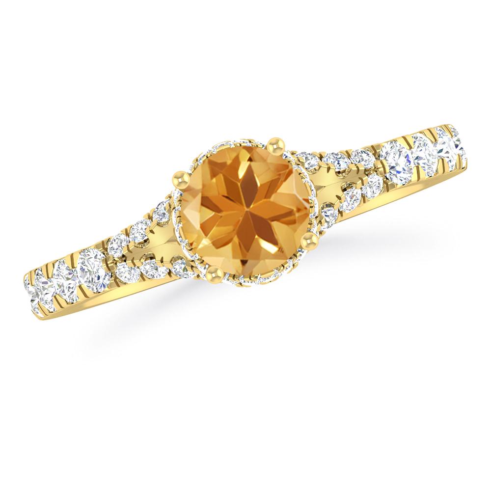 Yellow Gold - Citrine