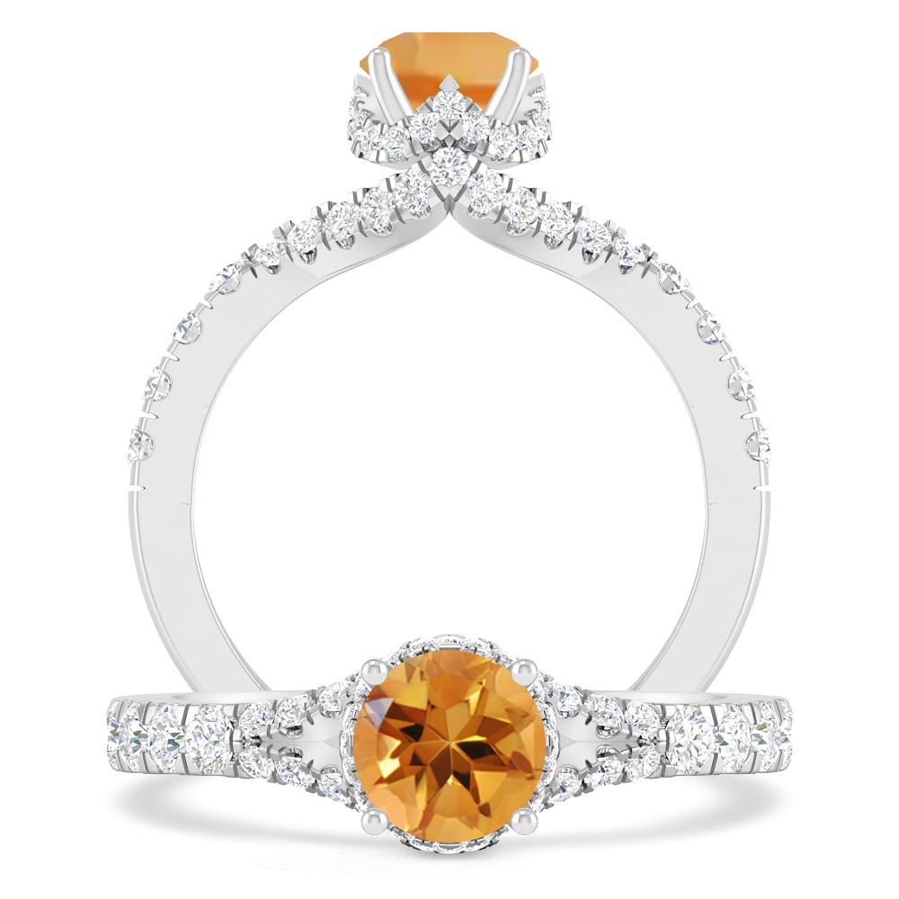 White Gold - Citrine