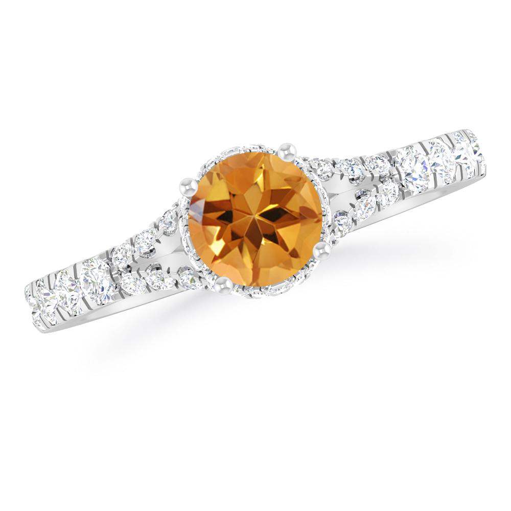 White Gold - Citrine