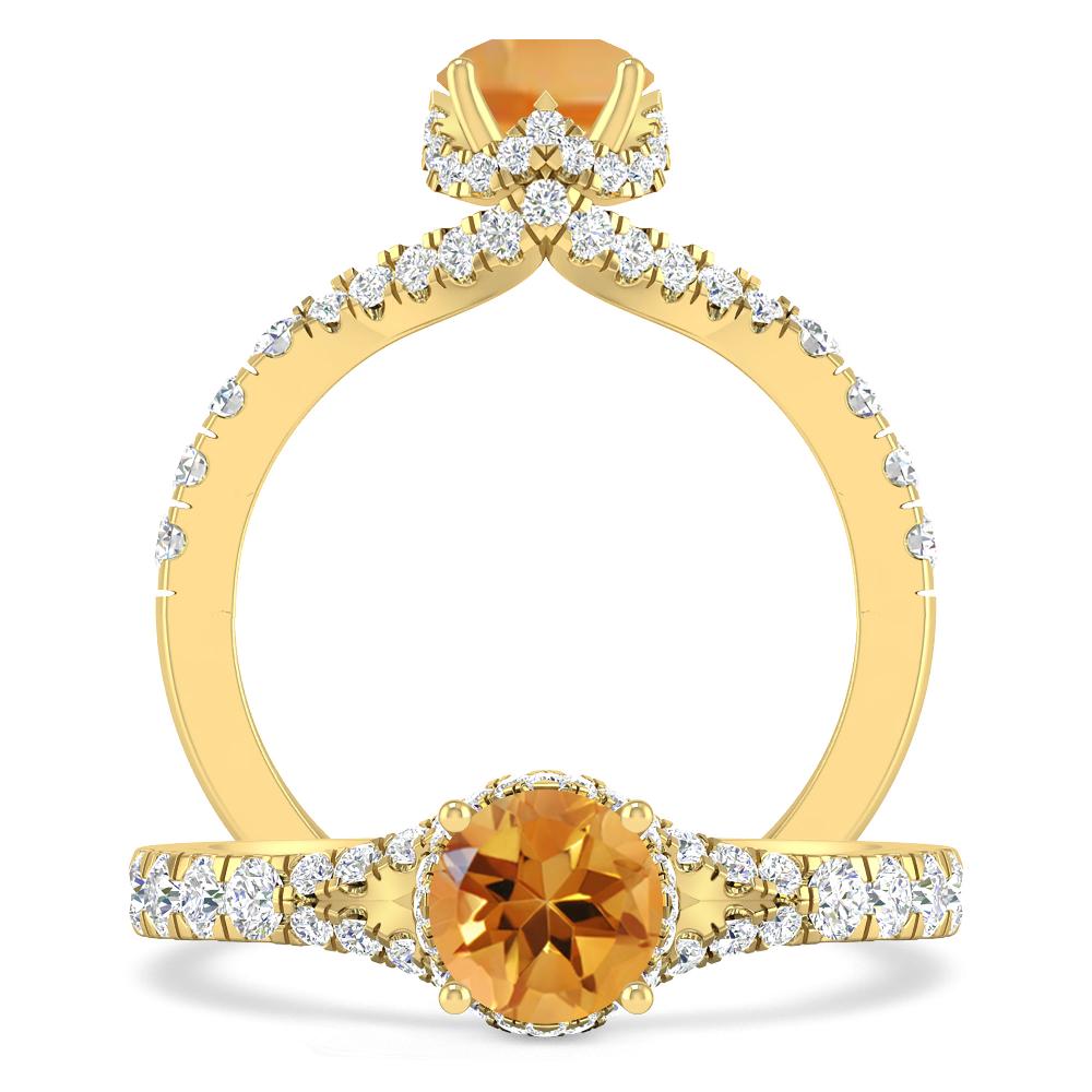 Yellow Gold - Citrine