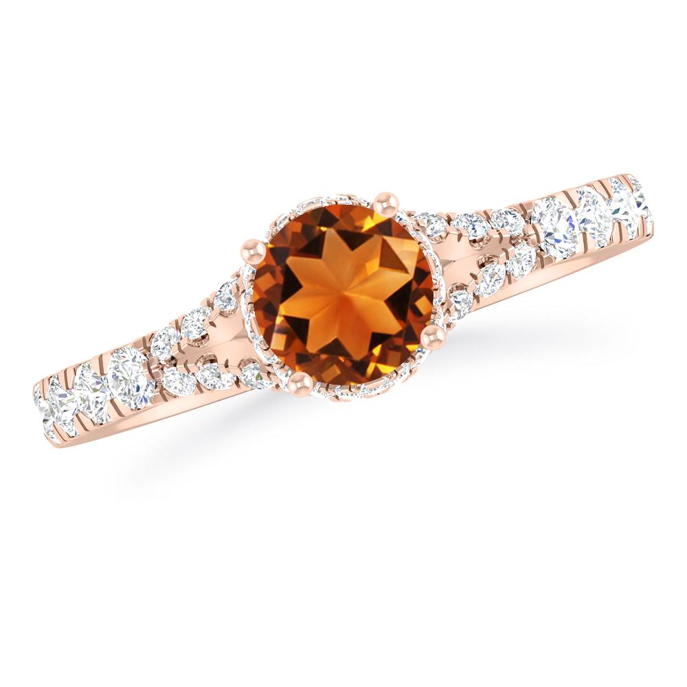 Rose Gold - Citrine