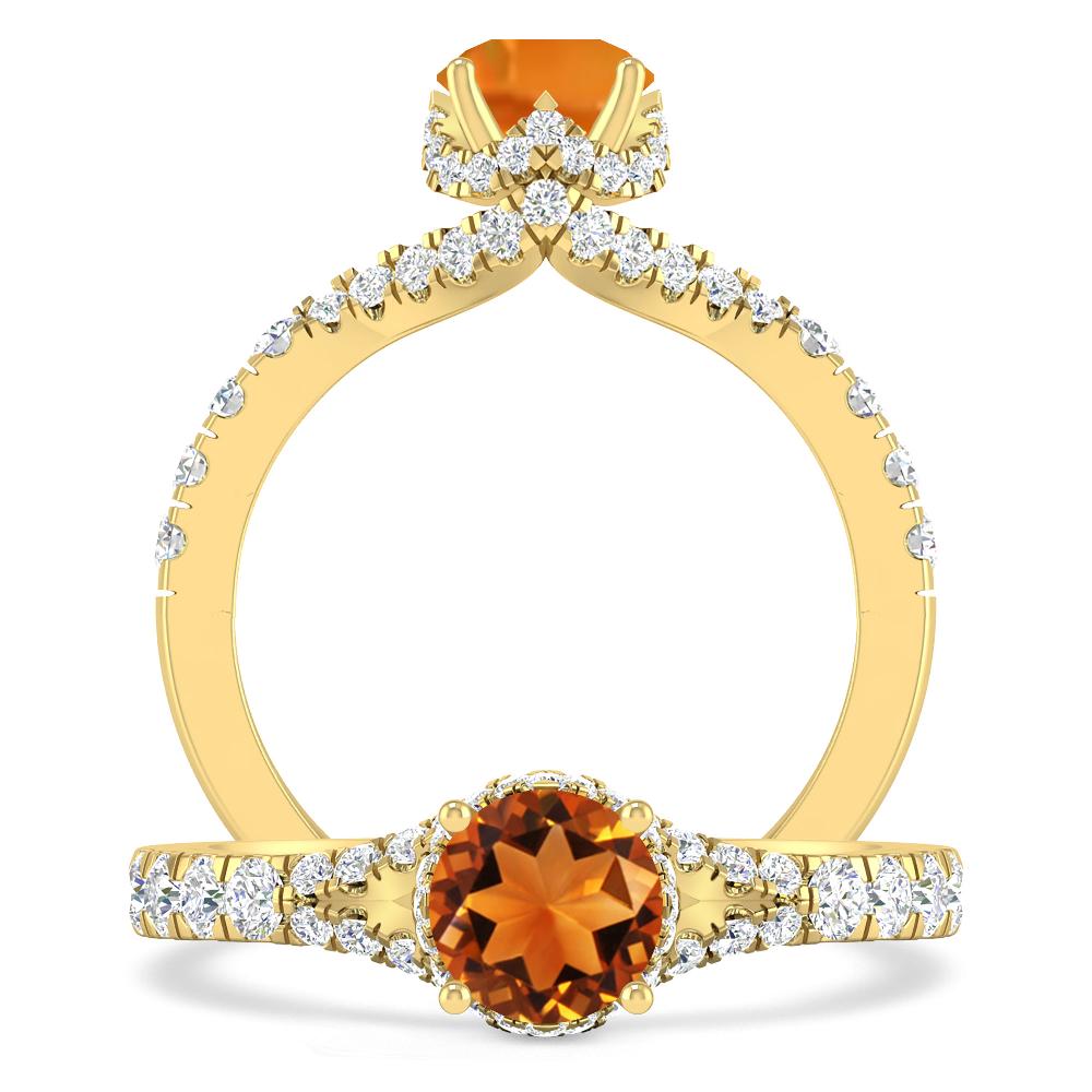 Yellow Gold - Citrine