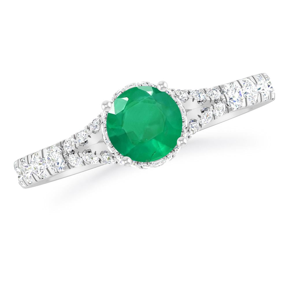 White Gold - Emerald