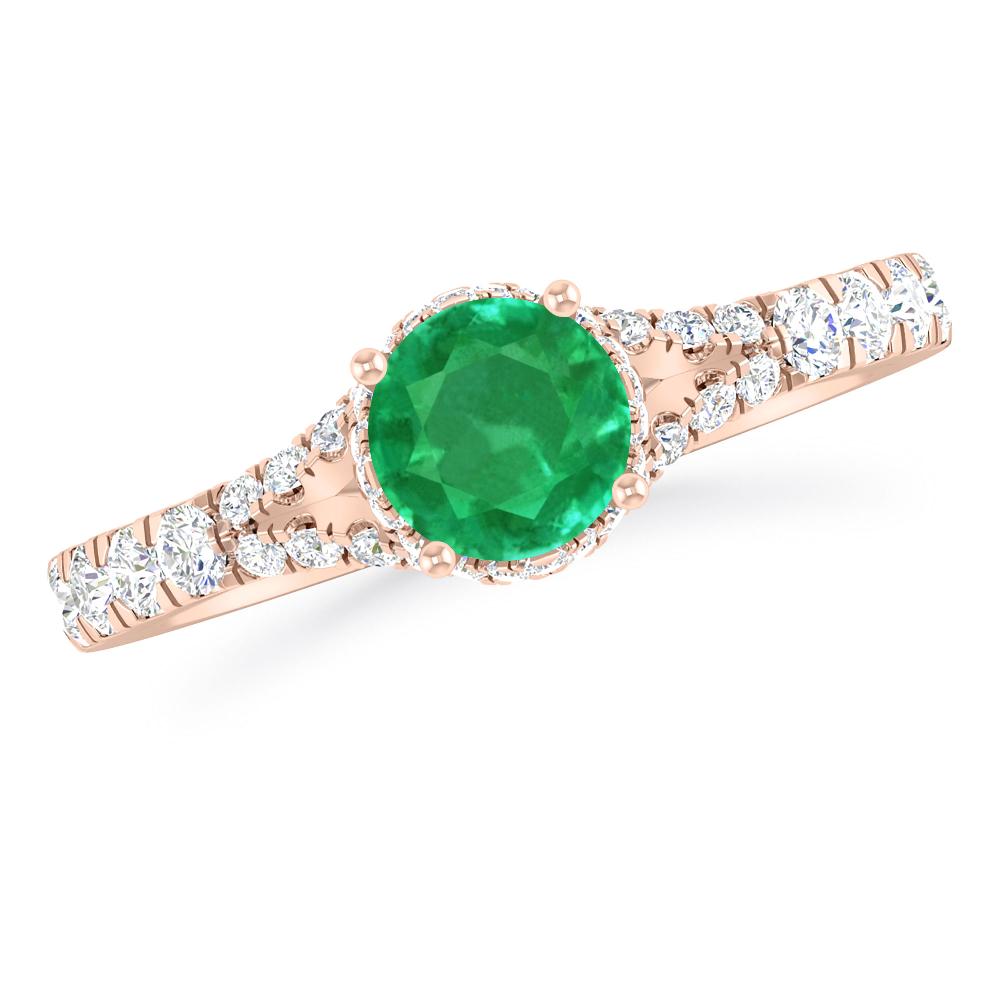 Rose Gold - Emerald