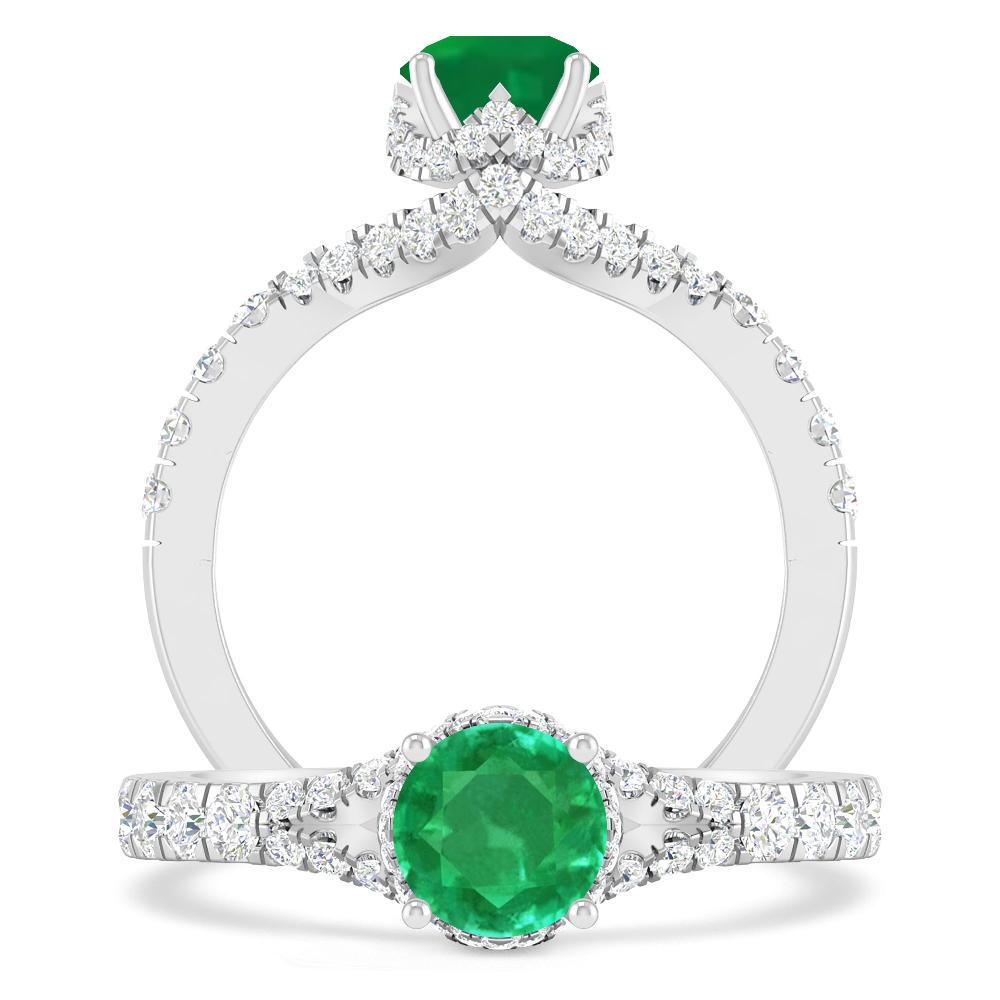 White Gold - Emerald