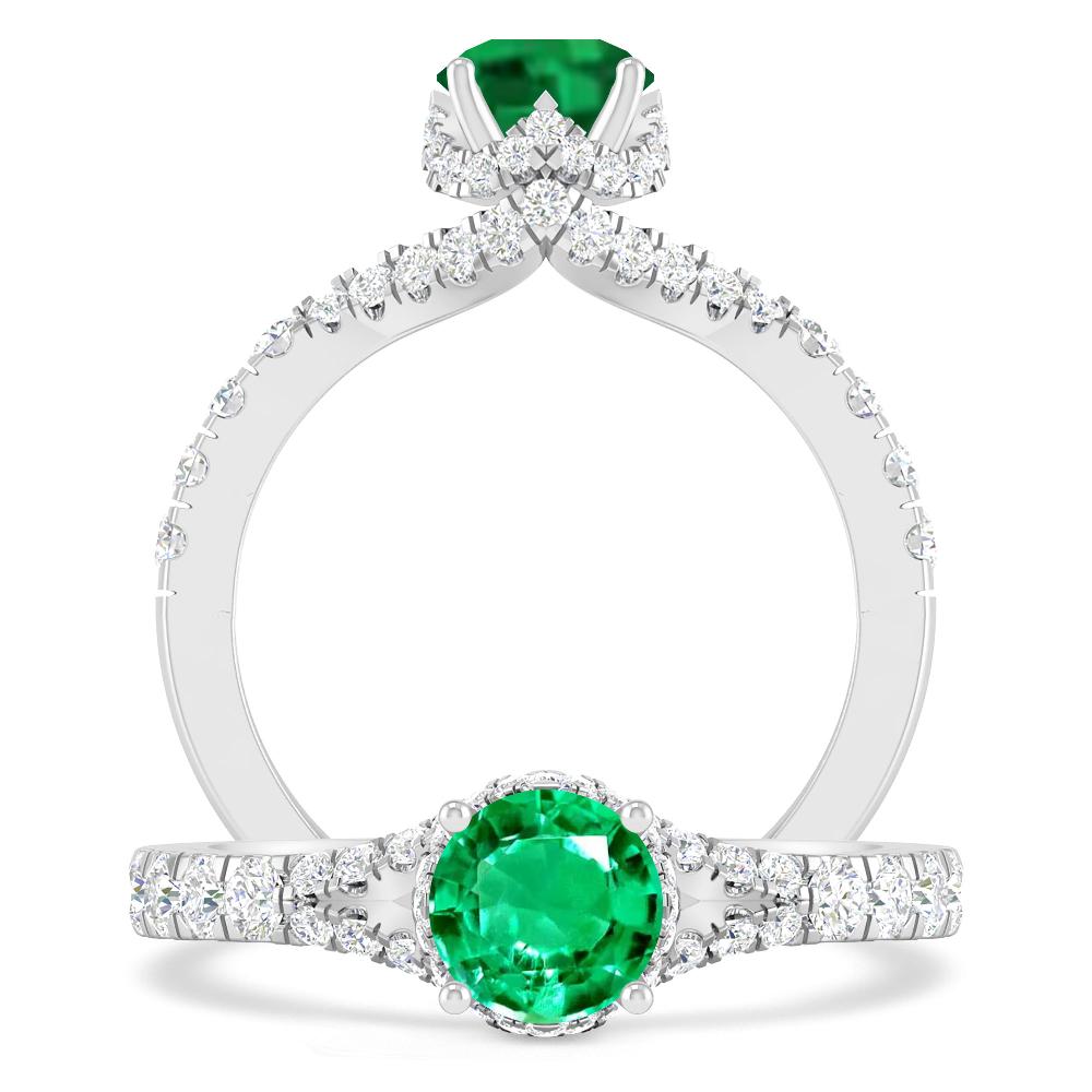 White Gold - Emerald