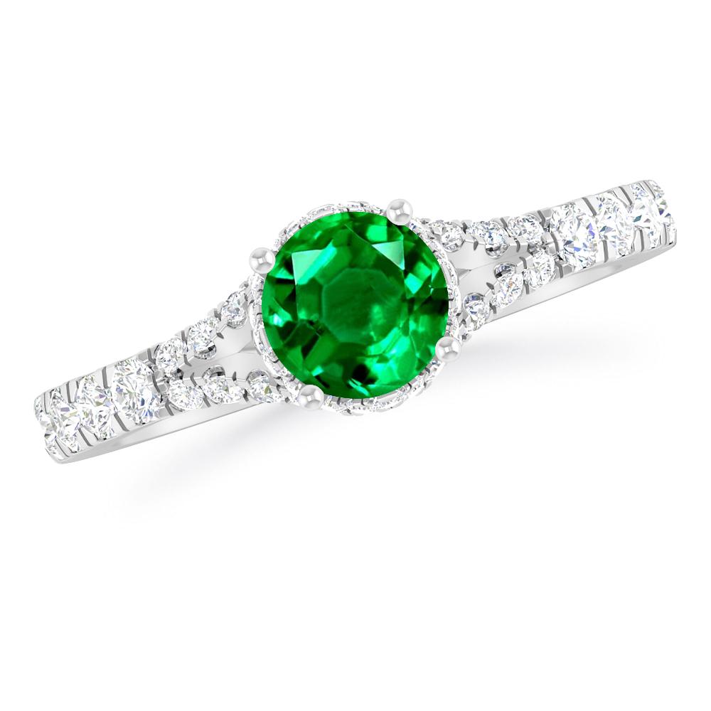 White Gold - Emerald