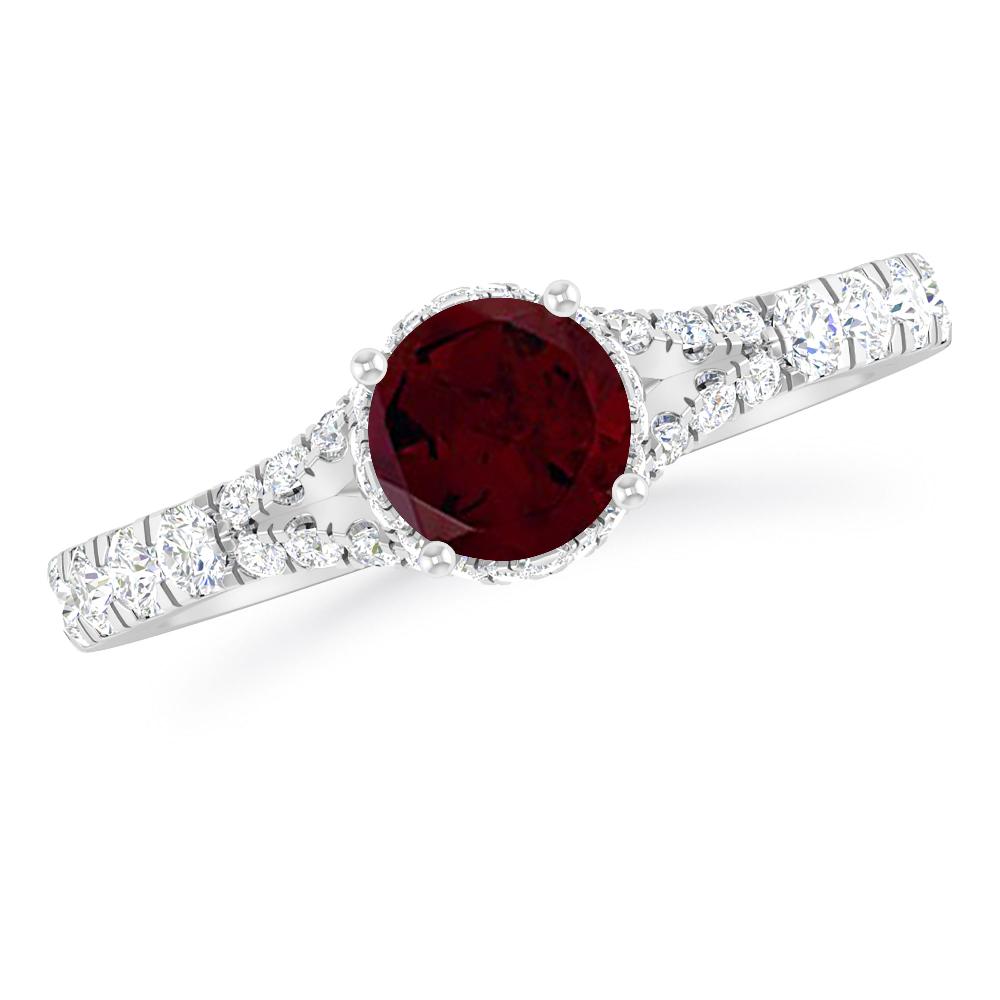 White Gold - Garnet