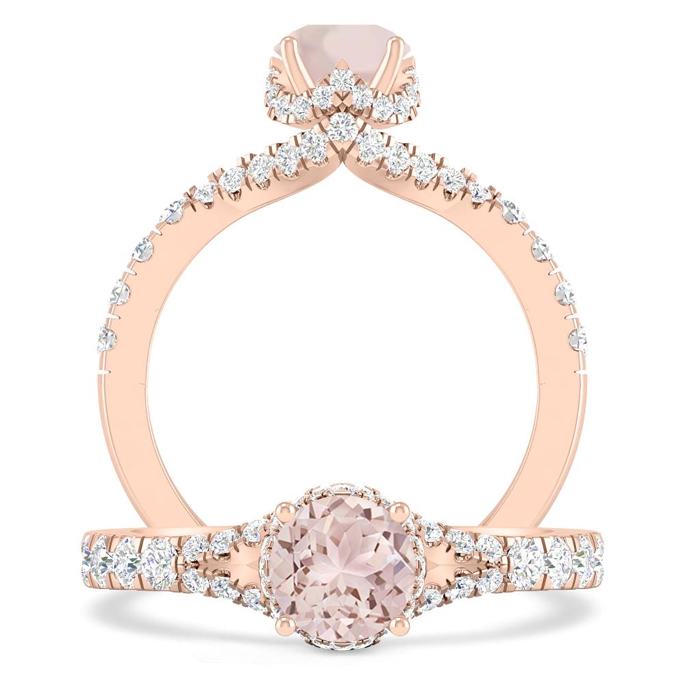 Rose Gold - Morganite