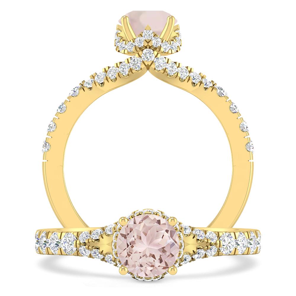 Yellow Gold - Morganite