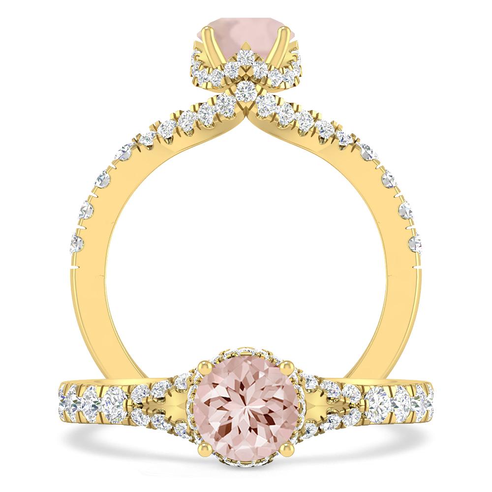 Yellow Gold - Morganite