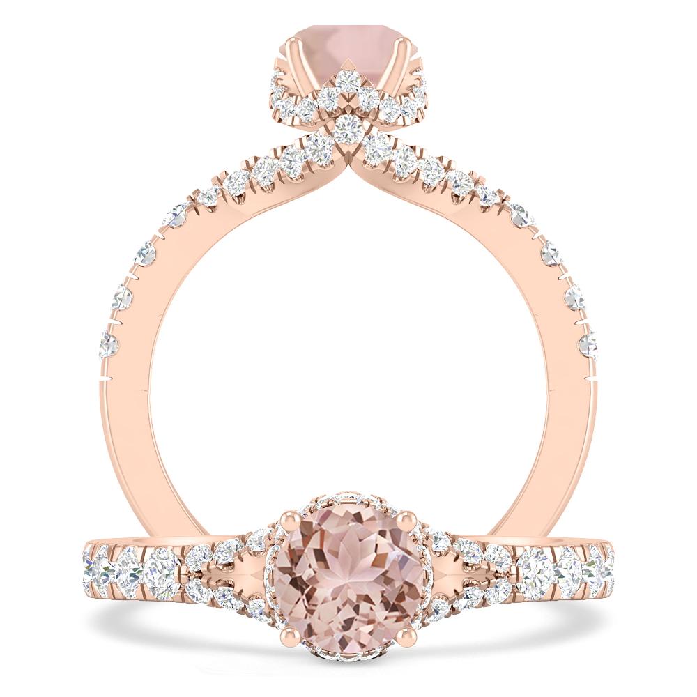 Rose Gold - Morganite