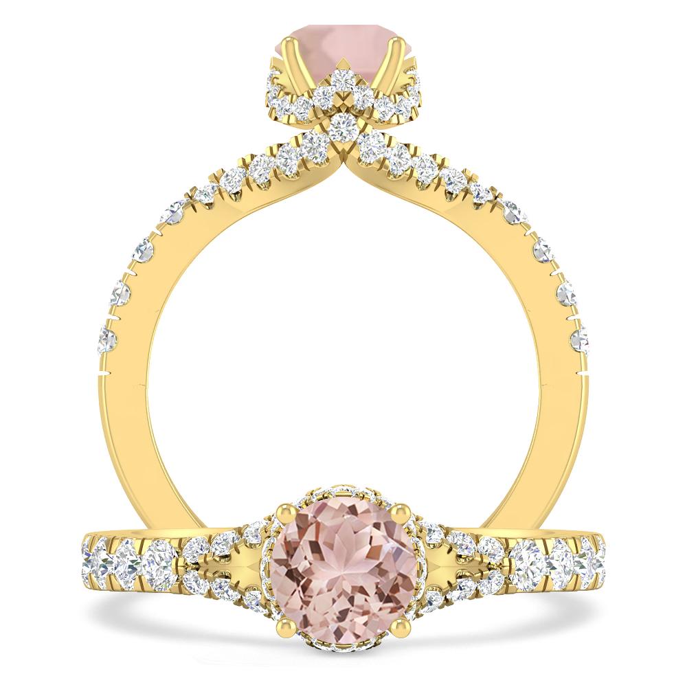 Yellow Gold - Morganite