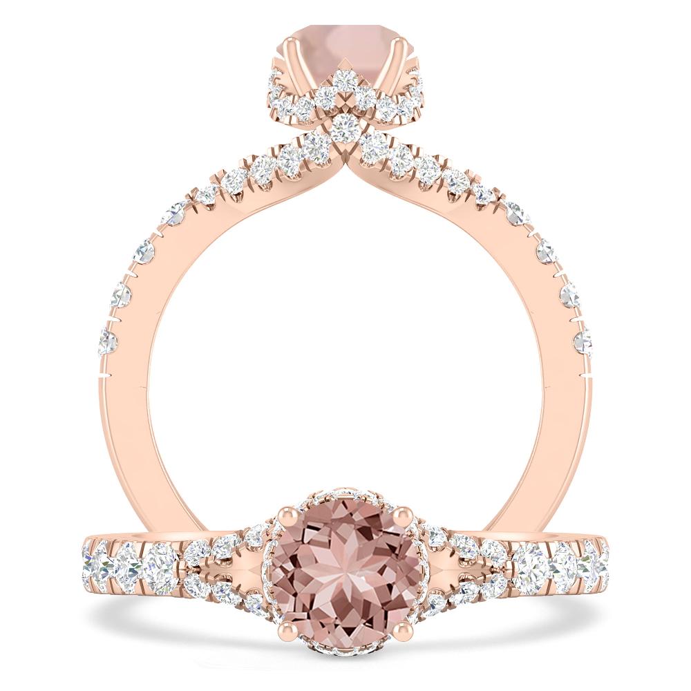 Rose Gold - Morganite