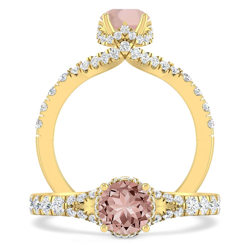 Yellow Gold - Morganite