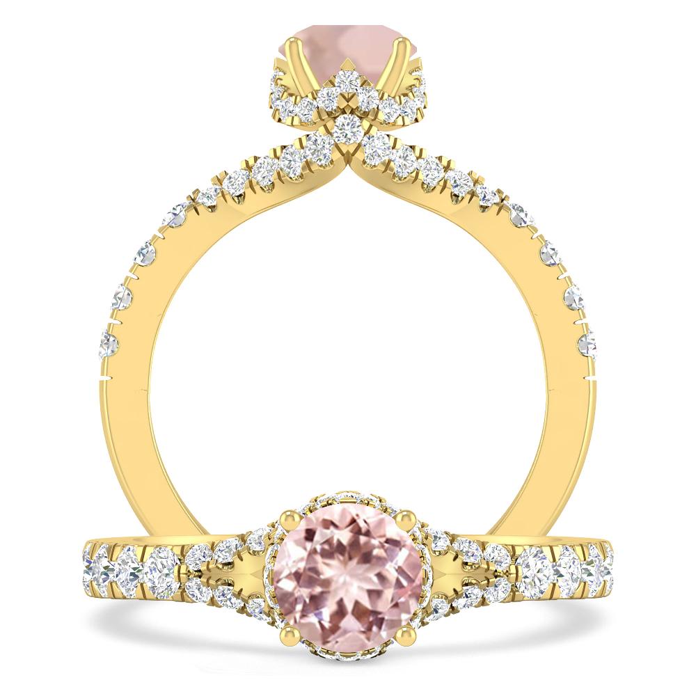 Yellow Gold - Morganite