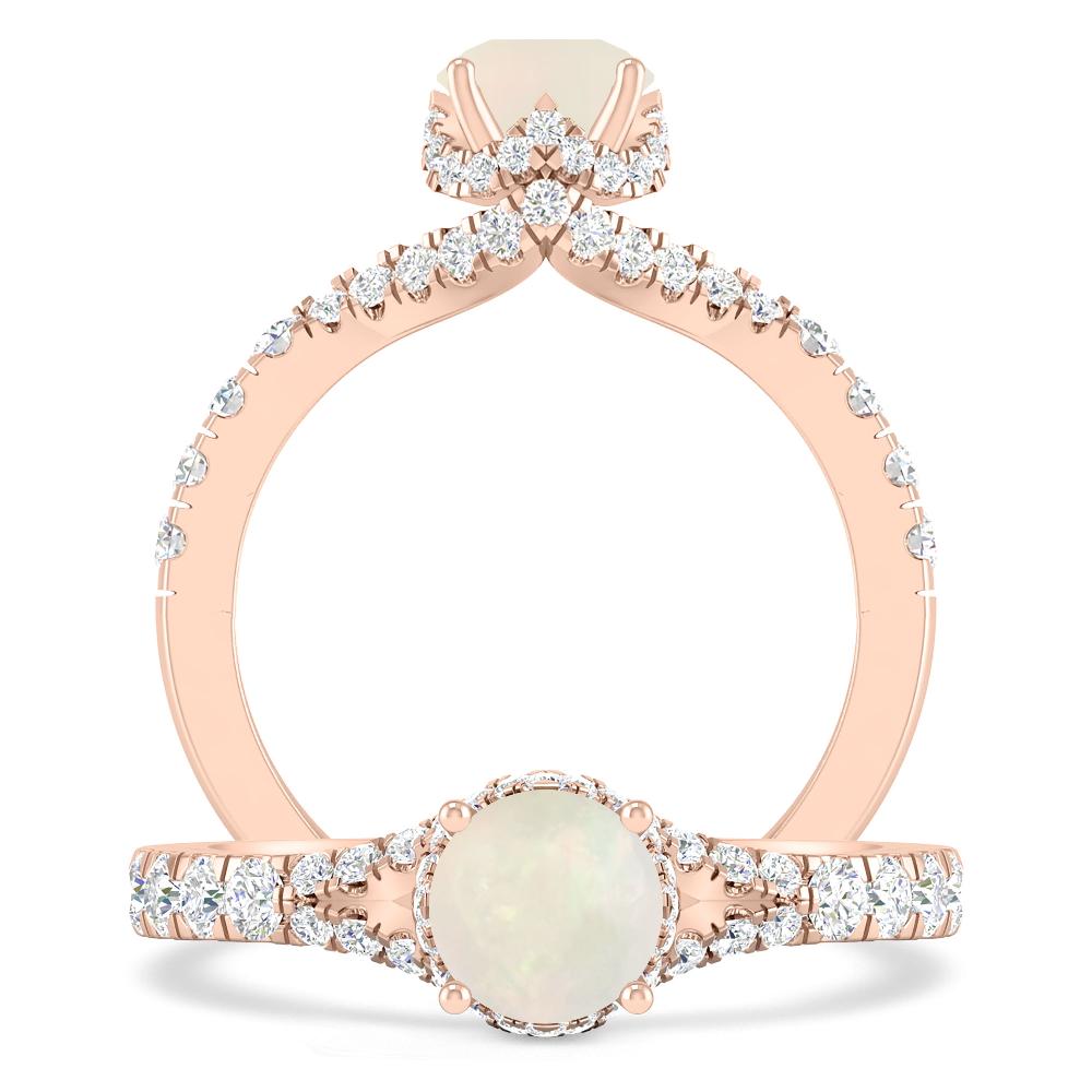 Rose Gold - Opal