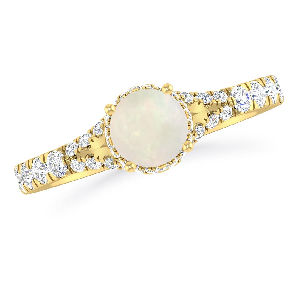 Yellow Gold - Opal