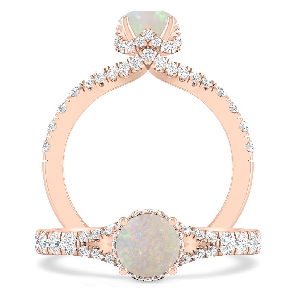 Rose Gold - Opal