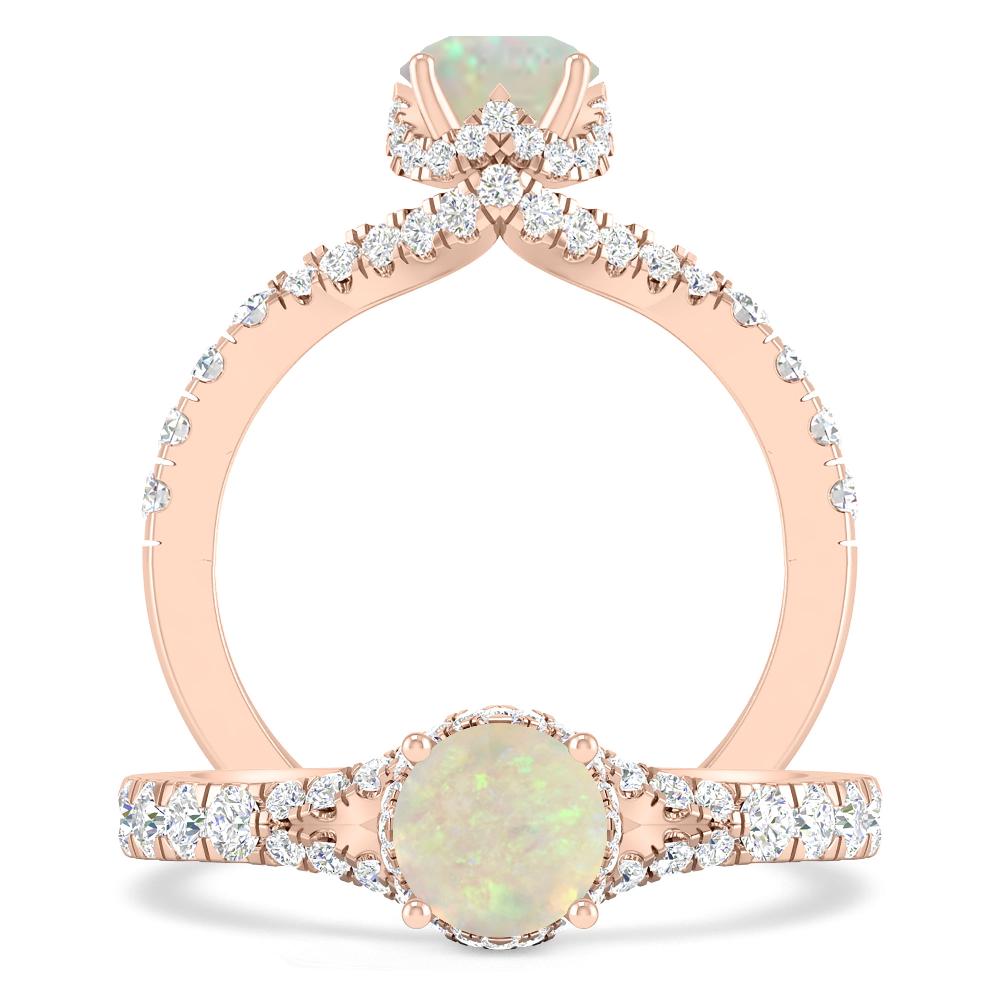 Rose Gold - Opal