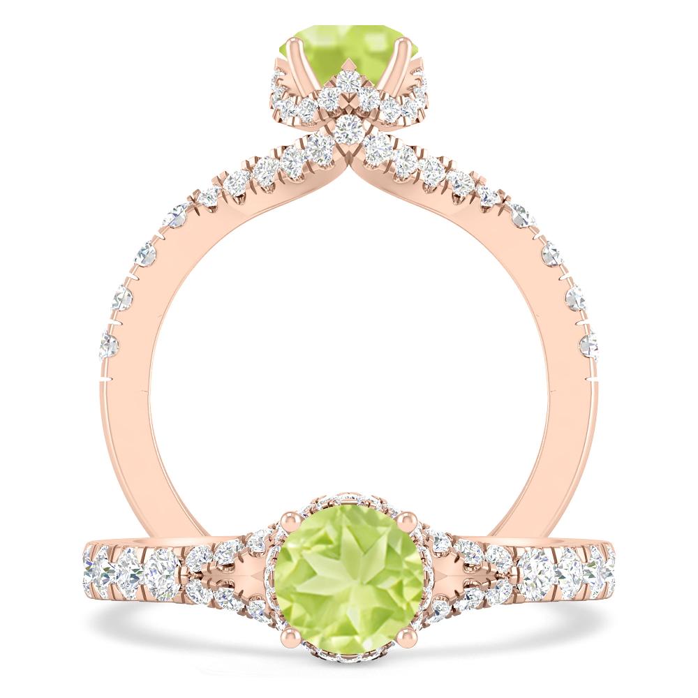 Rose Gold - Peridot