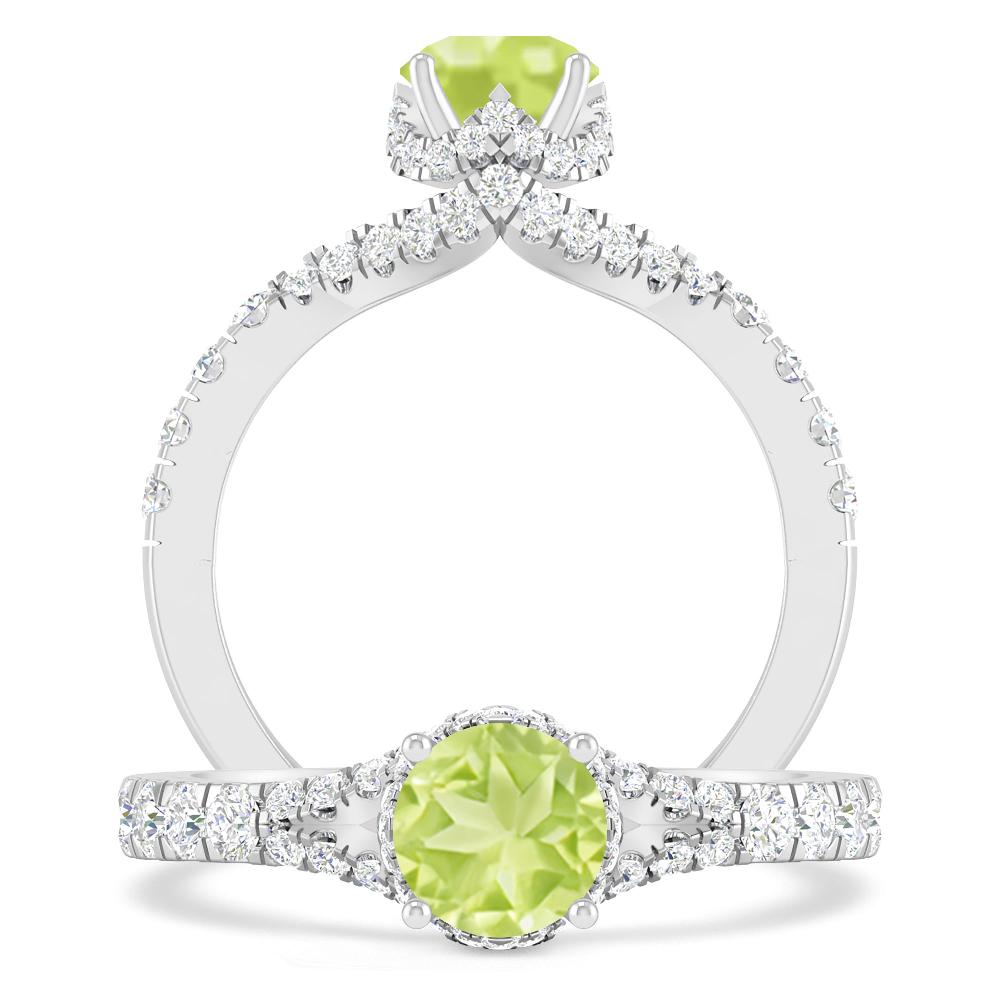 White Gold - Peridot