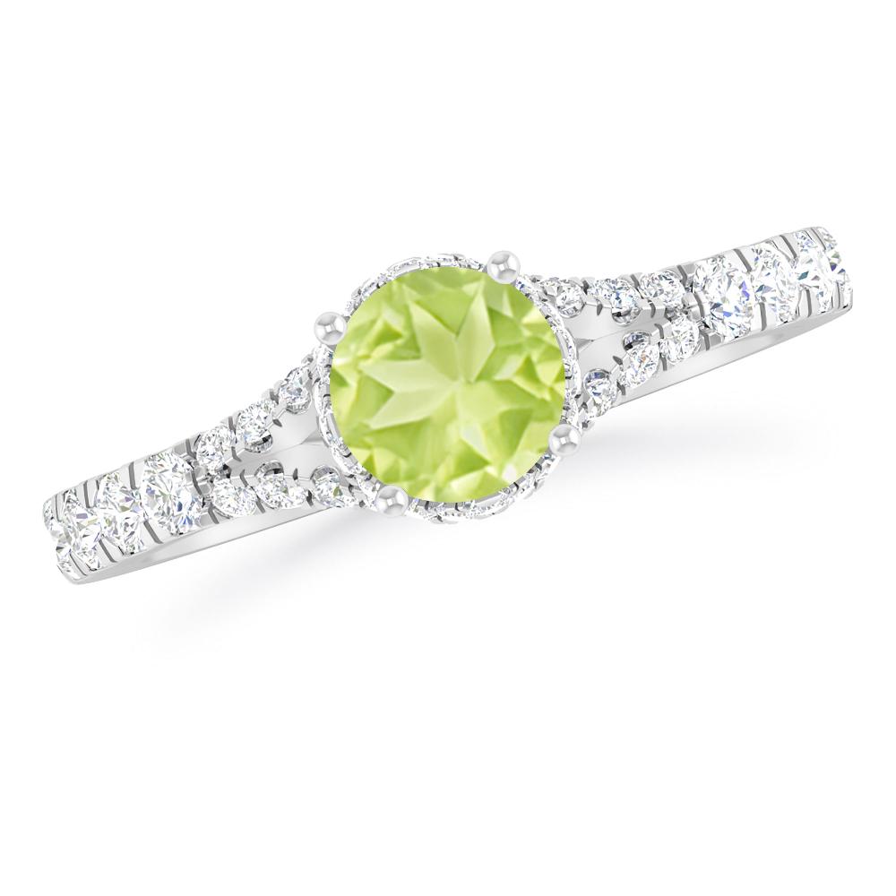 White Gold - Peridot