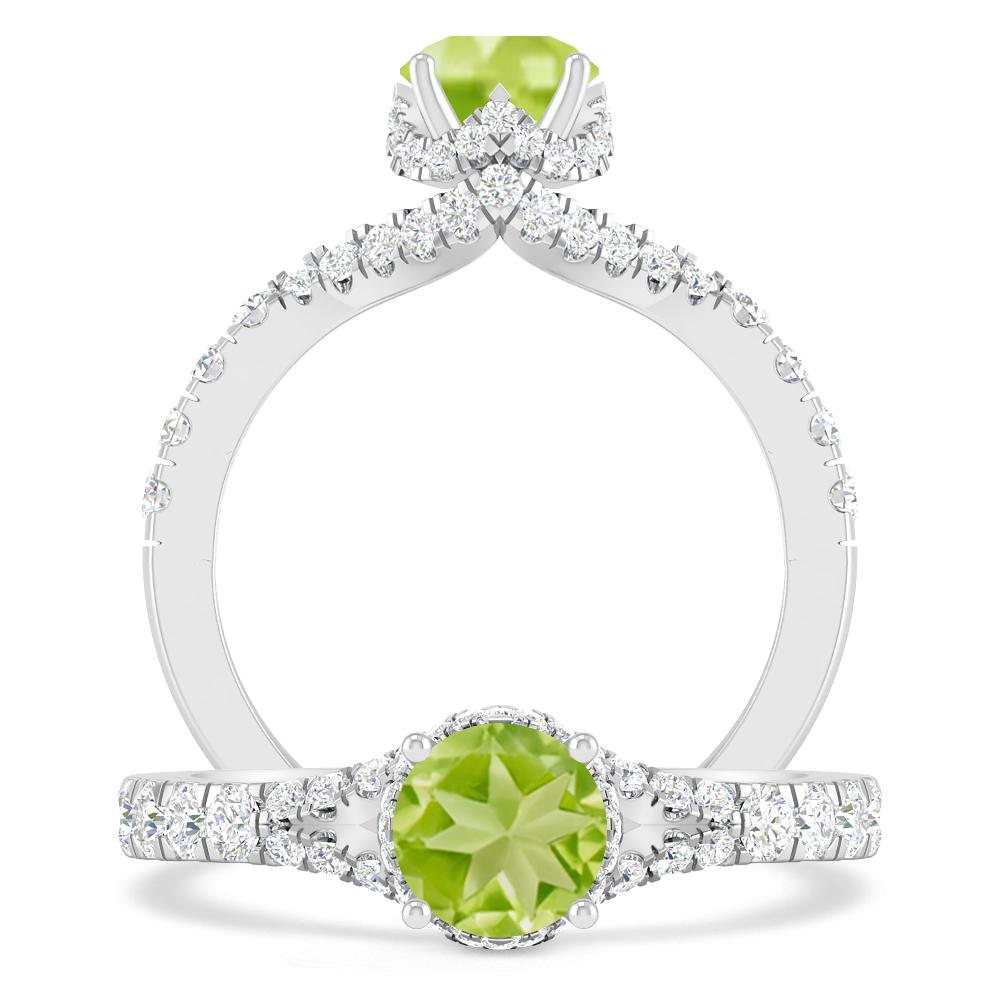 White Gold - Peridot