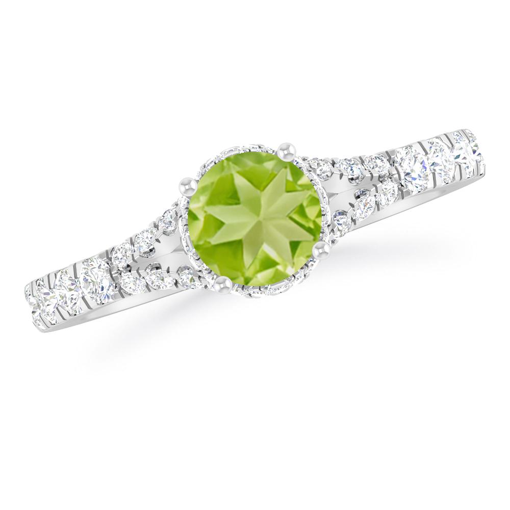 White Gold - Peridot