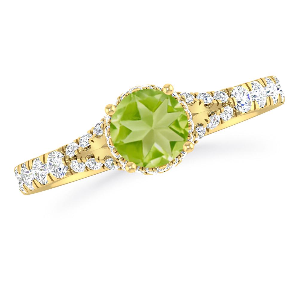 Yellow Gold - Peridot