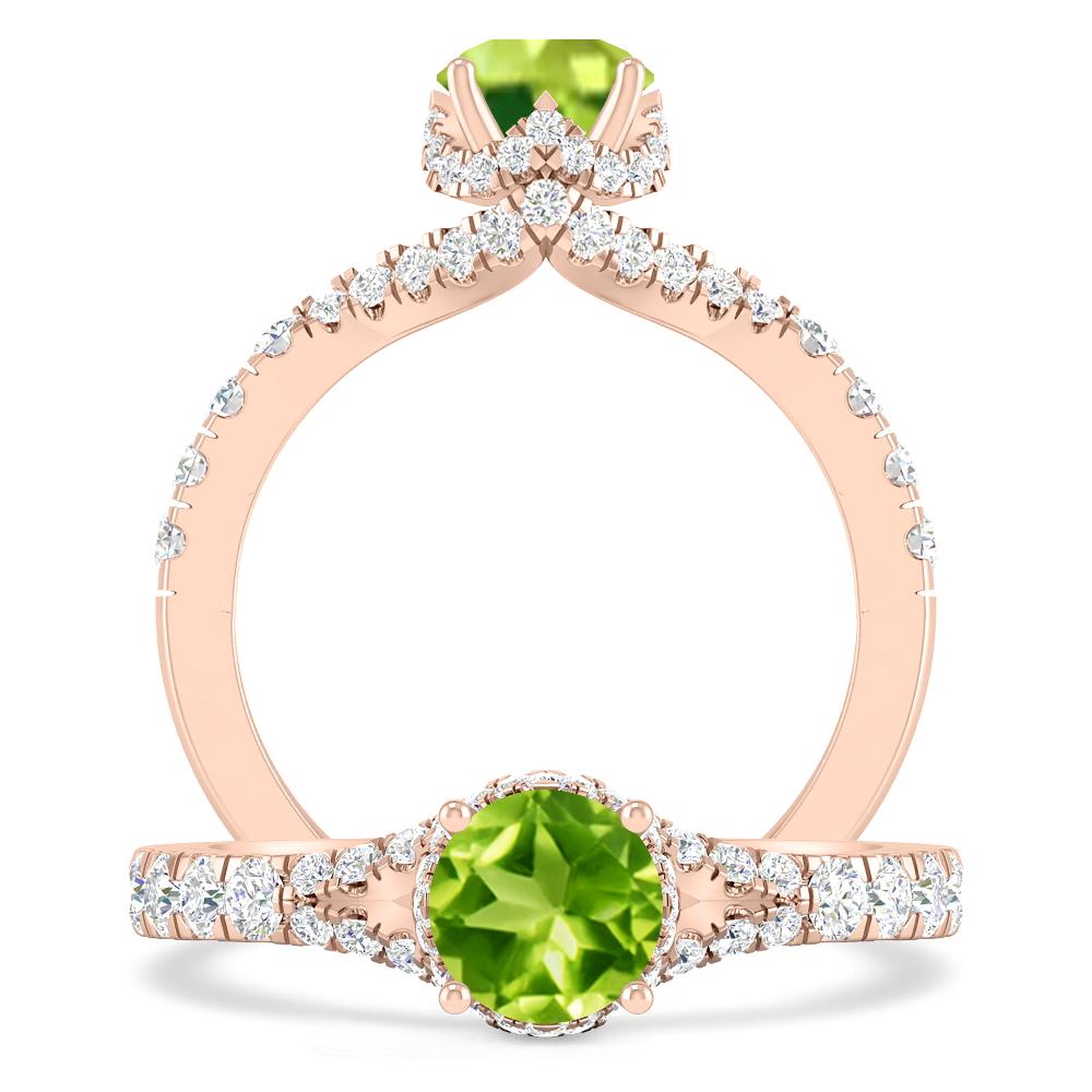 Rose Gold - Peridot