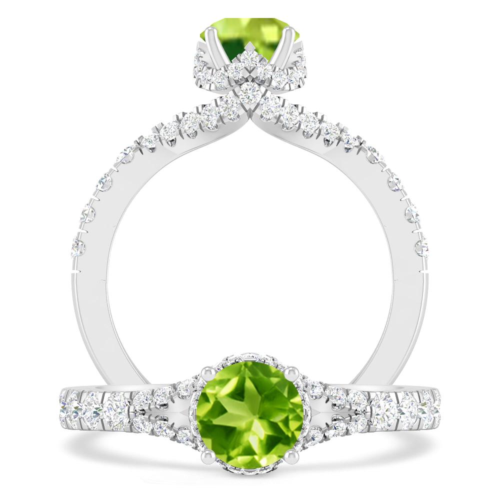 White Gold - Peridot