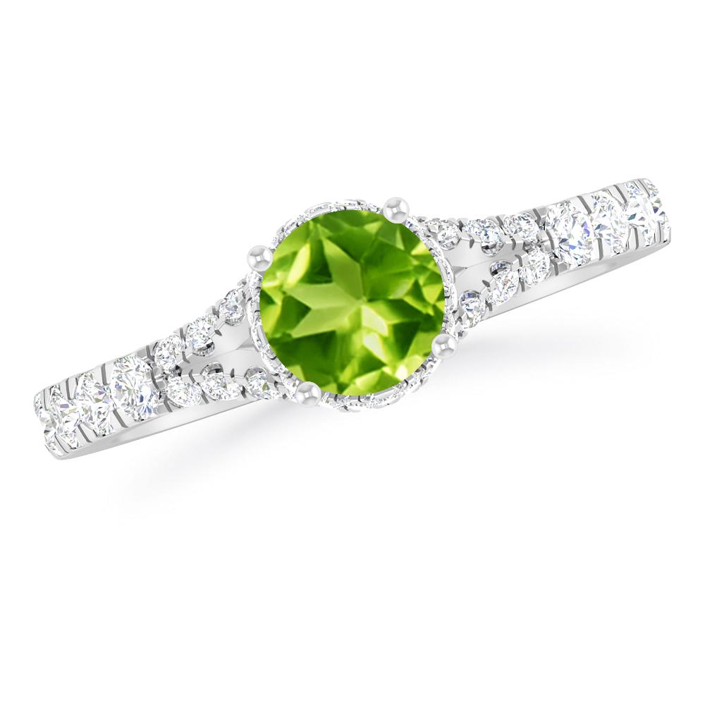 White Gold - Peridot