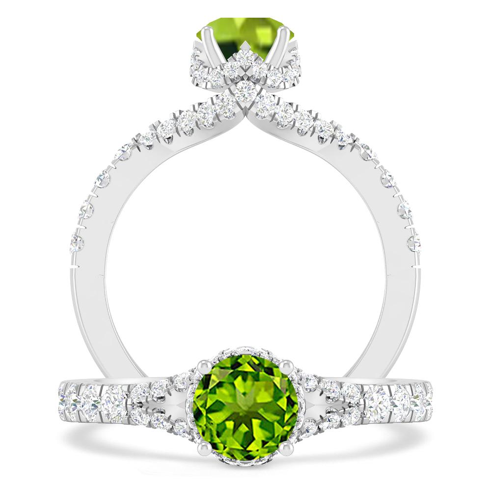 White Gold - Peridot