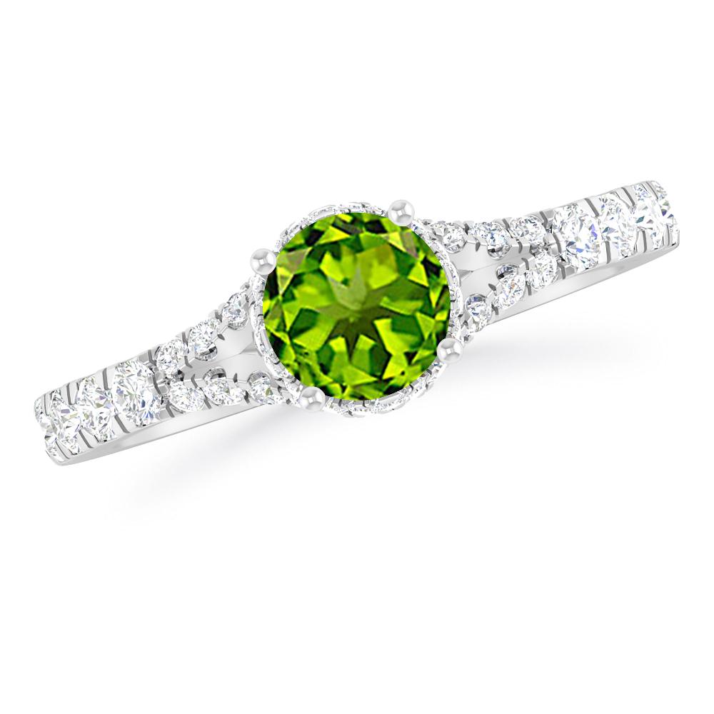 White Gold - Peridot