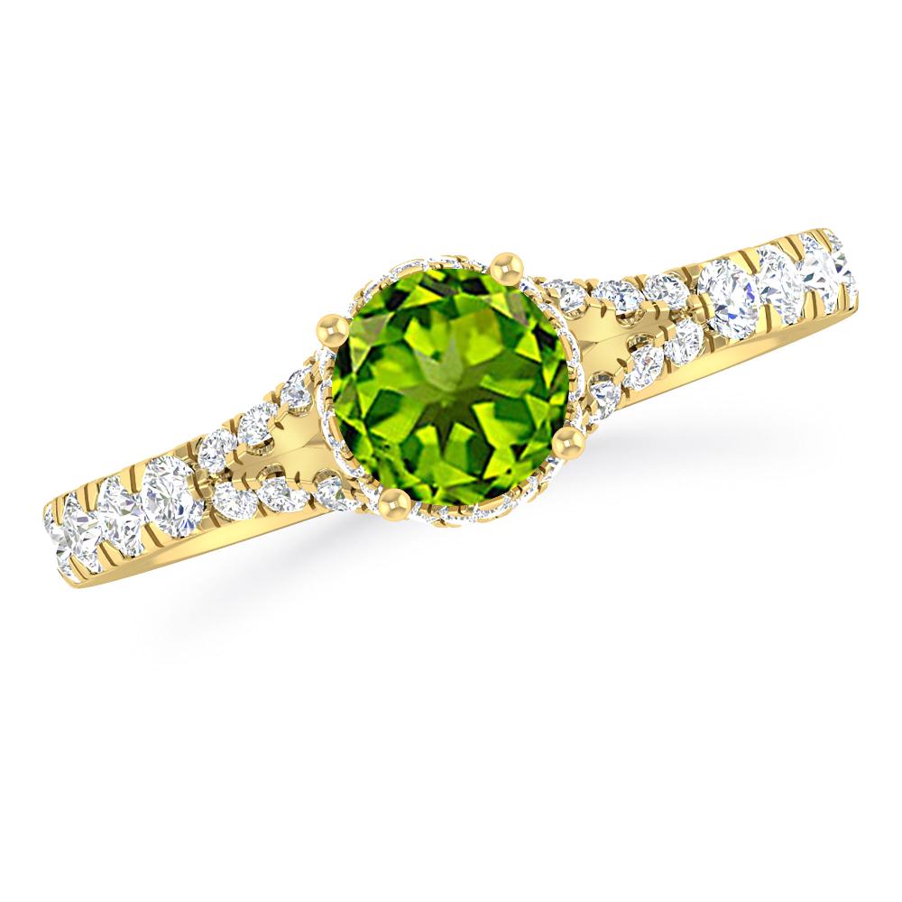 Yellow Gold - Peridot