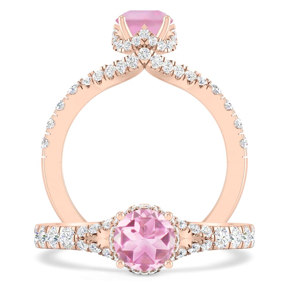 Rose Gold - Pink Tourmaline