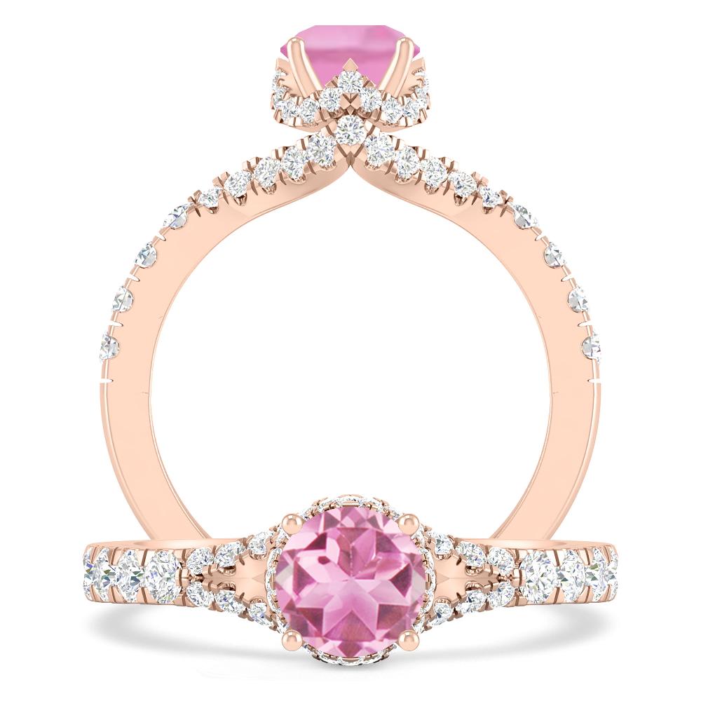 Rose Gold - Pink Tourmaline